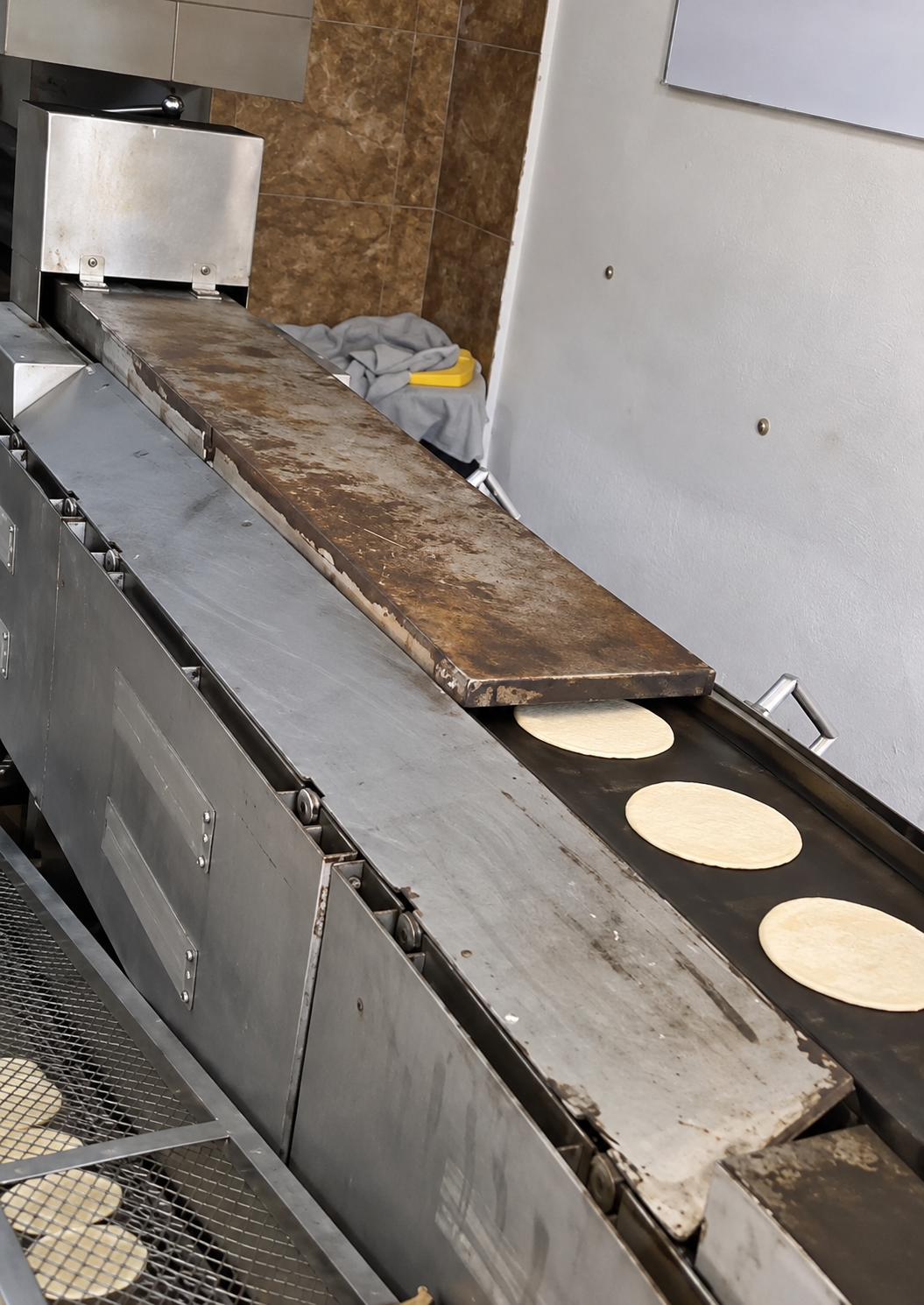 Proceso de elaboración de tortillas Doña Gloria